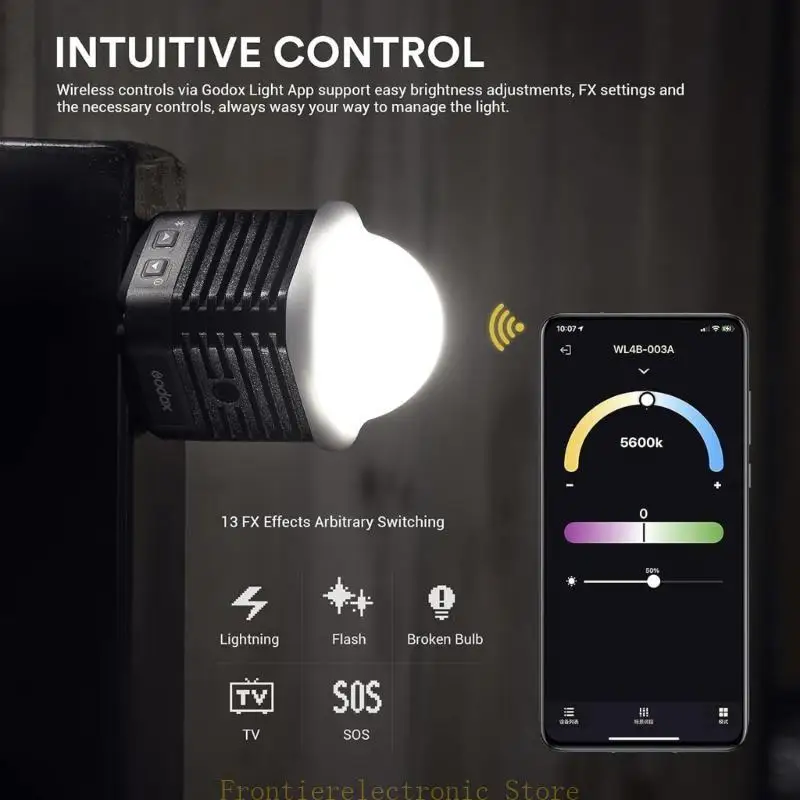 G8DB Photography Light 5600K IPX8 Diving Light CRI97 TLCI97 Video Light Control