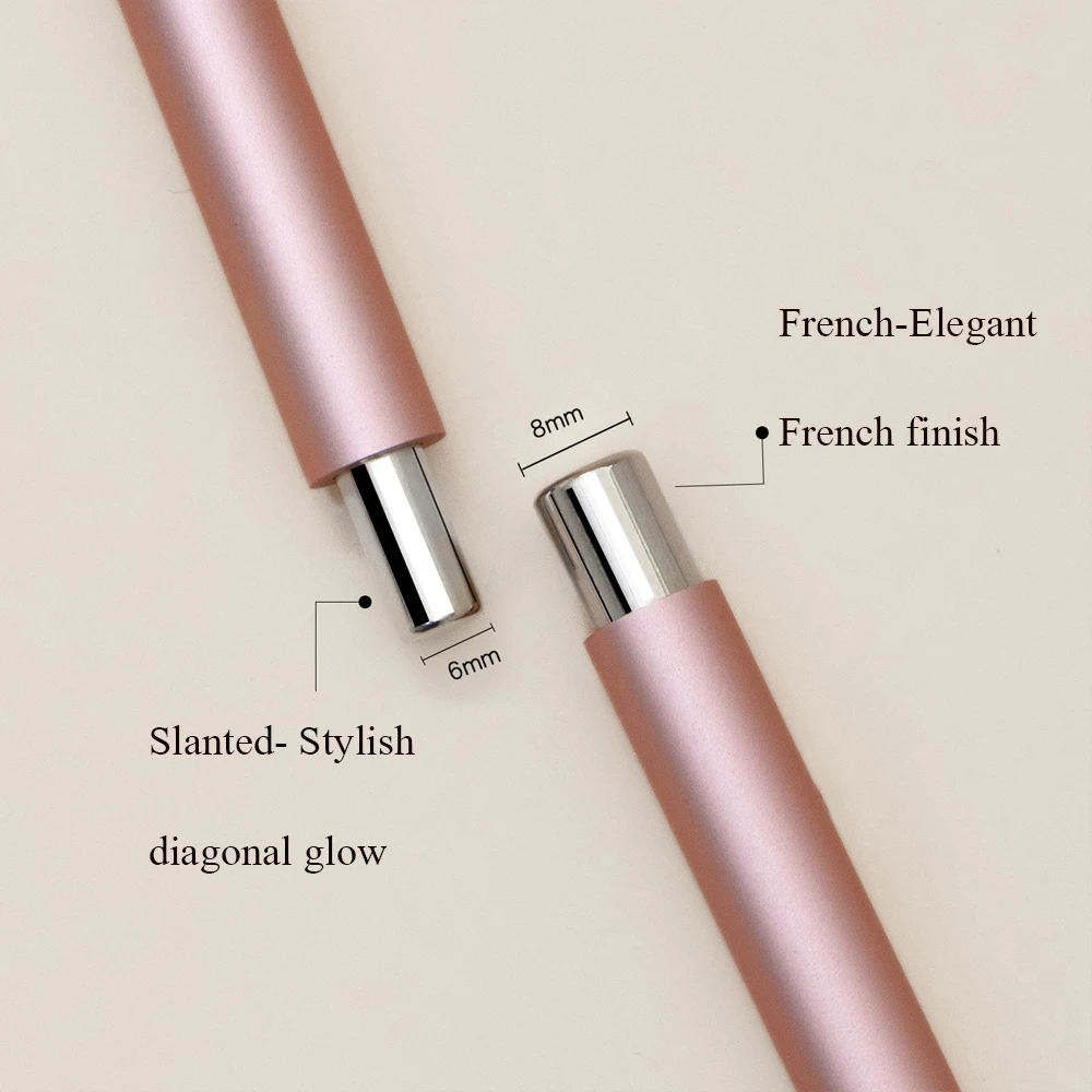 ﻿﻿1pcs Pink Cat's Eye Nail Magnetic Stick For DIY Glass Bead Special,Double-Head Nail Polish Glue Magnet Rod Newly Upgraded Tool