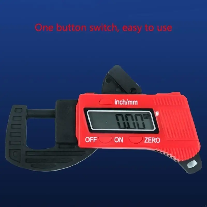 

E1PC LCD Thickness Gauge Jewelry Pearl Ruler Round Diameter Measuring Tool Micrometer