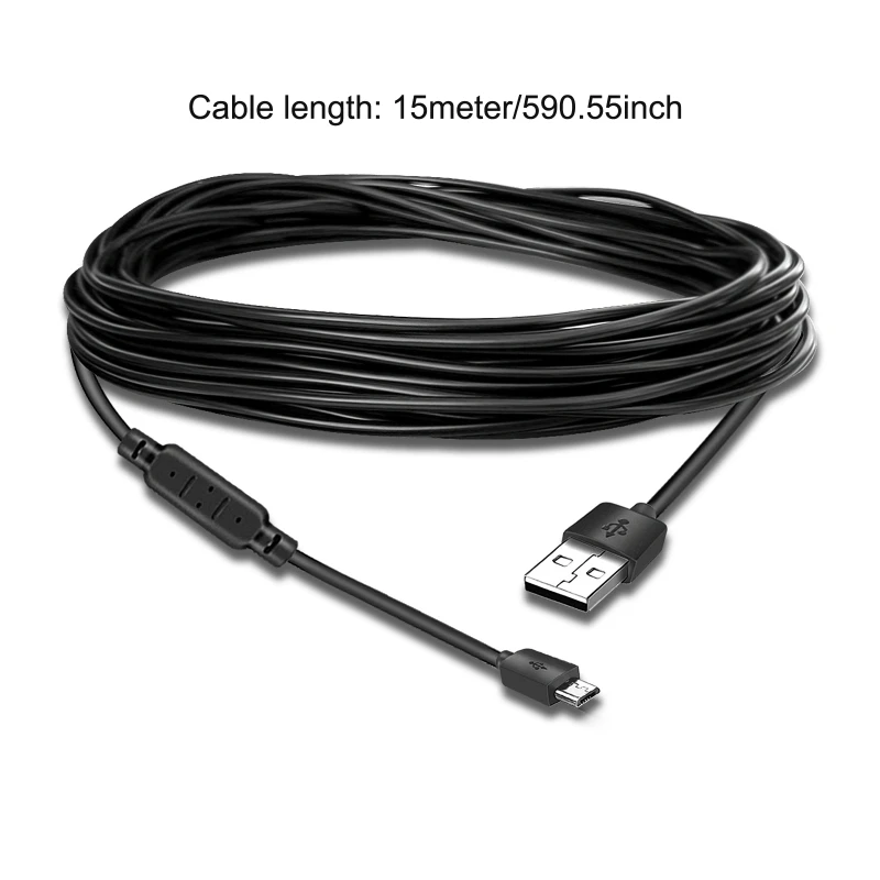 carregamento USB para micro USB eficiente para câmera/telefone fio 590,55 polegadas