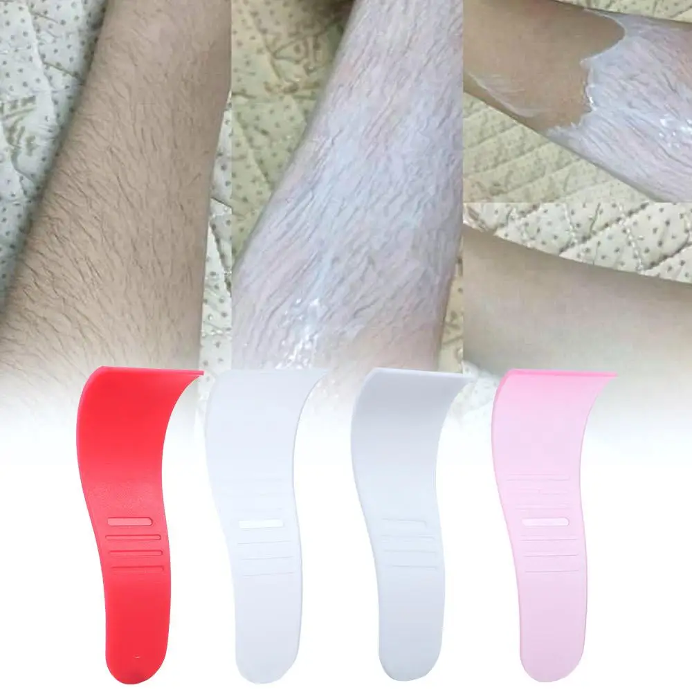 Women Makeup Skin Care Plastic Hair Removal Spatula Hair Removal Scraper Beauty Tools Hair Removal Cream Scoop