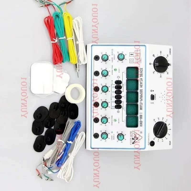 

AAA Six channel output electric acupuncture and moxibustion stimulator patch massager nursing suit