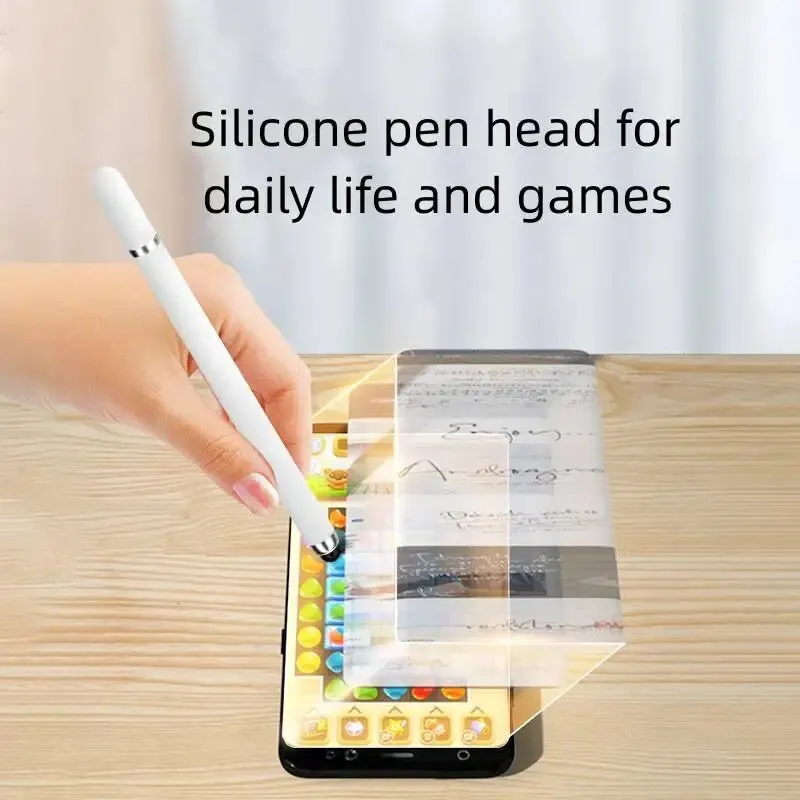 Two In One Stylus Pen For Cellphone Tablet Capacitive Touch Pencil For Iphone Samsung Universal Android Phone Drawing Screen Pen