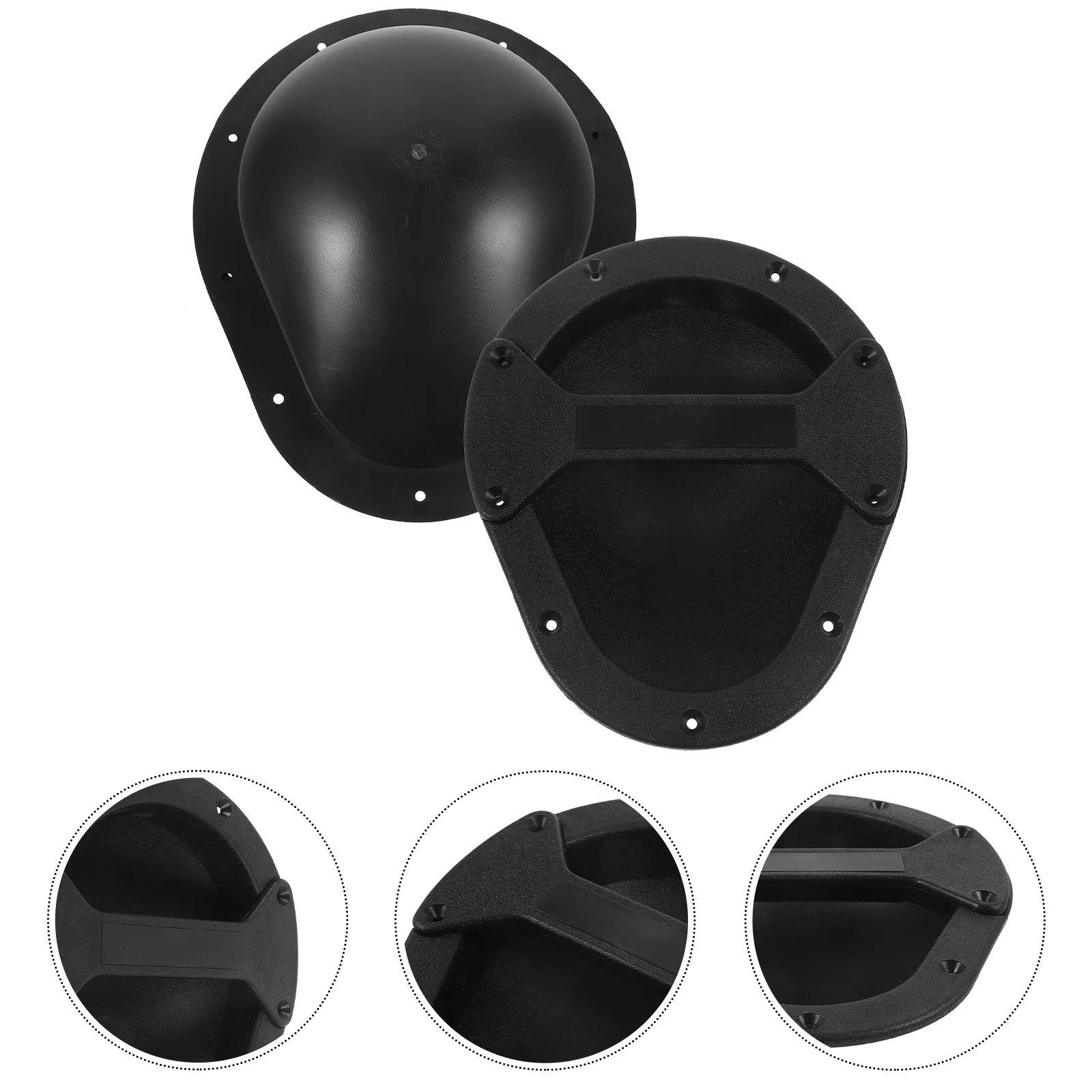 

2Pcs Recessed Speaker Handles Heavy Duty Replacement Pulls Stable Side Handles Audio Speaker Supplies Recessed Handle