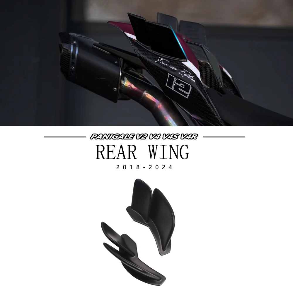 

PANIGALE V4 V4S 2018-2024 Motorcycle Rear Wing Rear Fixed Wing Rear Spoiler Rear Tail Wing For Ducati Panigale V2 V4 V4S V4R
