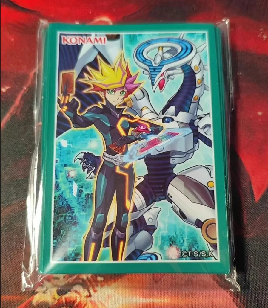 20Pcs Yugioh KONAMI Duel Monsters Playmaker Yusaku Fujiki Firewall Dragon Official Collection Duelist Card Protector Sleeves