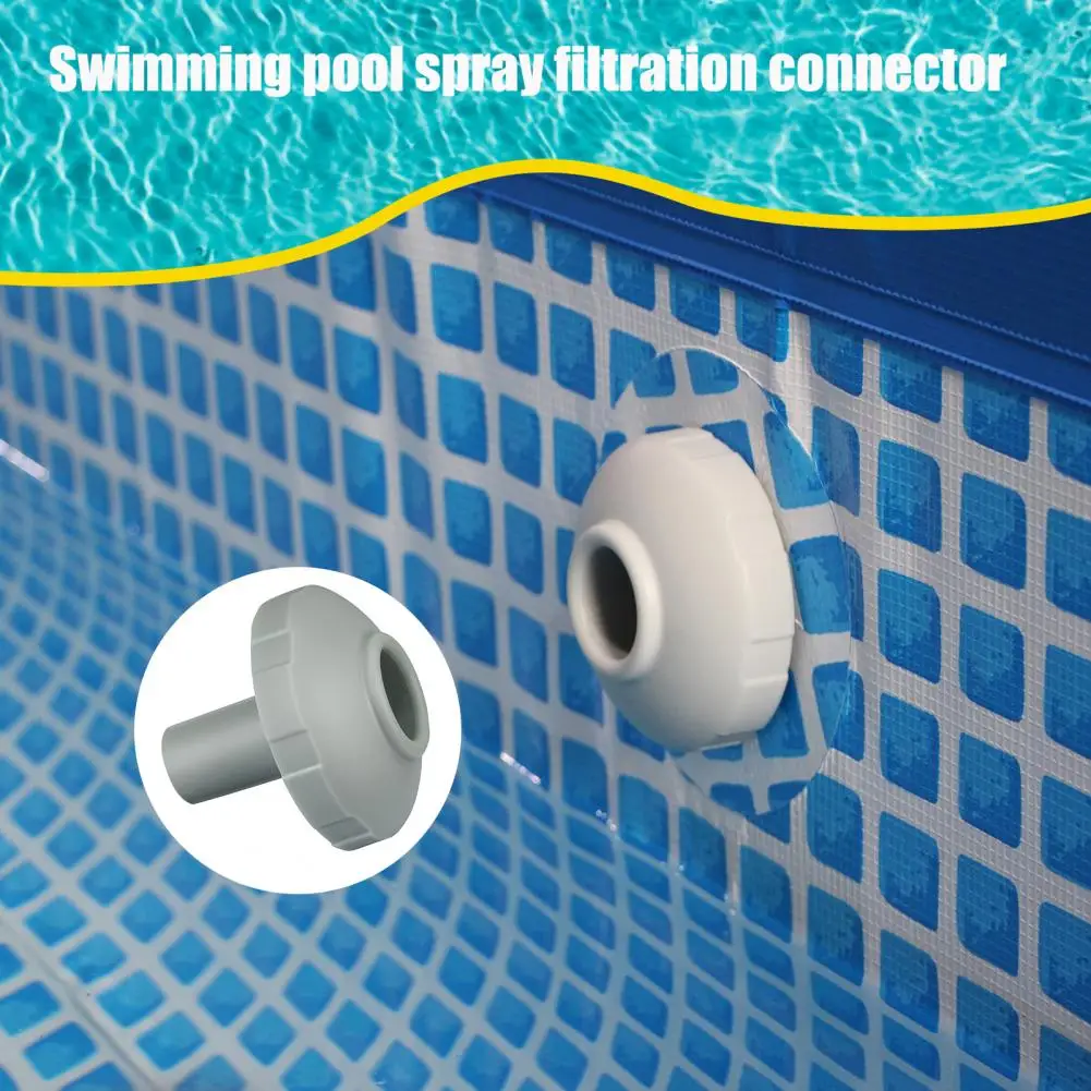 Swimming Pool Outlet Connector Large Dirt Interception Capacity Water Directional Flow Inlet Pool Nozzle Swimming Pool Supplie