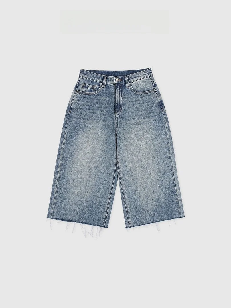 

Джинсы Backatone Vintage Blue с широкими штанинами и прямым кроем для женщин, модель BGS2DI016GC, с естественной линией талии, на пуговицах, из хлопка, подходят для зимы