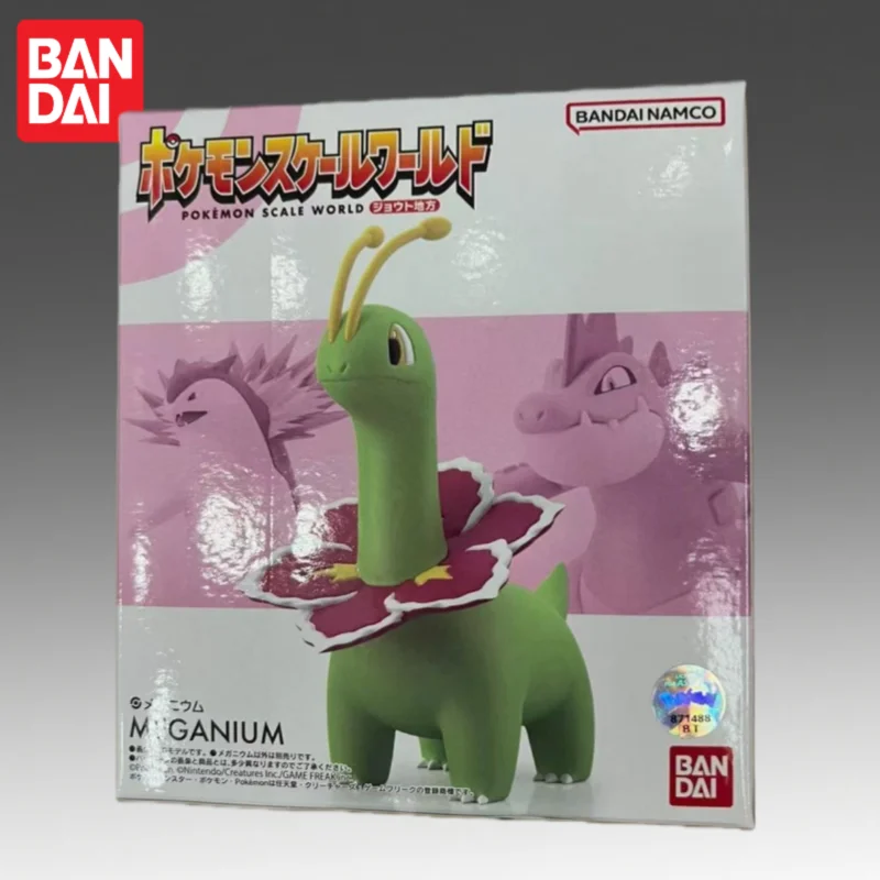 En Stock Bandai Original Banpresto Pokemon Meganium figura de acción modelo muñeca nueva en caja adornos de garaje coleccionables