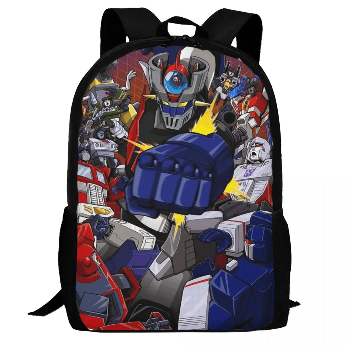 Mazinger Z Mad Robot Grendizer Anime Manga Mochila de gran capacidad para libros, mochila escolar, bolsos de hombro para hombres y mujeres