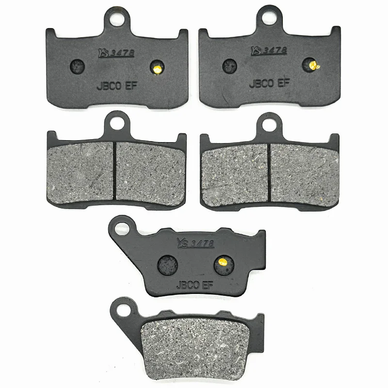 Motorcycle Front Rear Brake Pads For TRIUMPH Street Triple R 2013-2017 Street Triple RX 2015-2016 TripleR TripleRX 675cc