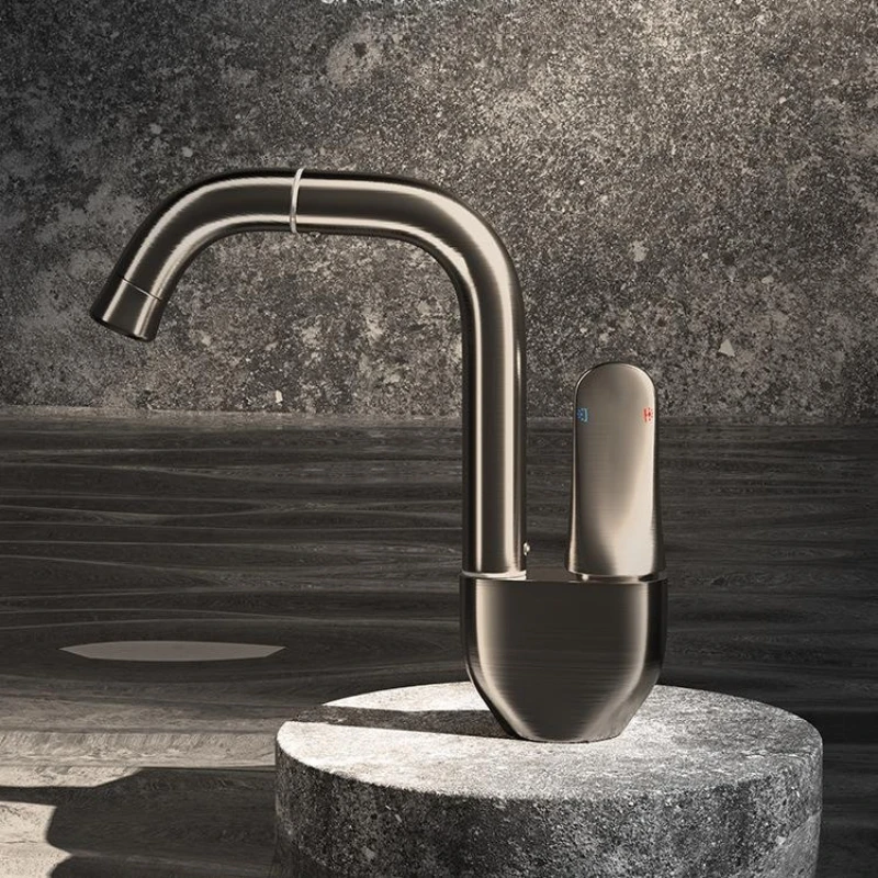 water-plated-wire-drawing-process-brass-faucet-can-rotate-multi-functional-ceramic-spool-household-bathroom-basin-faucet