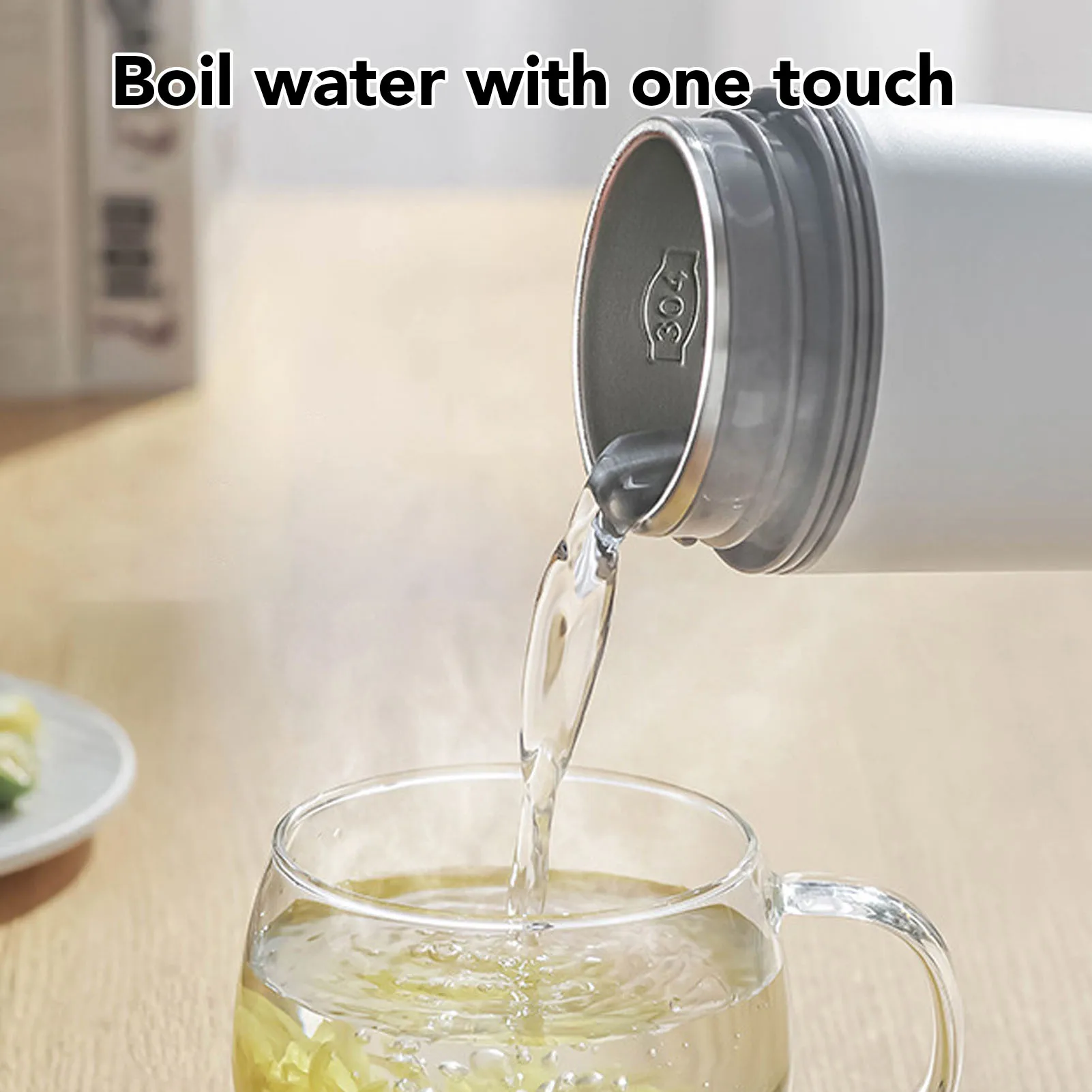 350ml caneca de viagem aquecida pequena portátil copo de aquecimento automático viagem chaleira elétrica fabricante de chá pessoal para viagens em casa