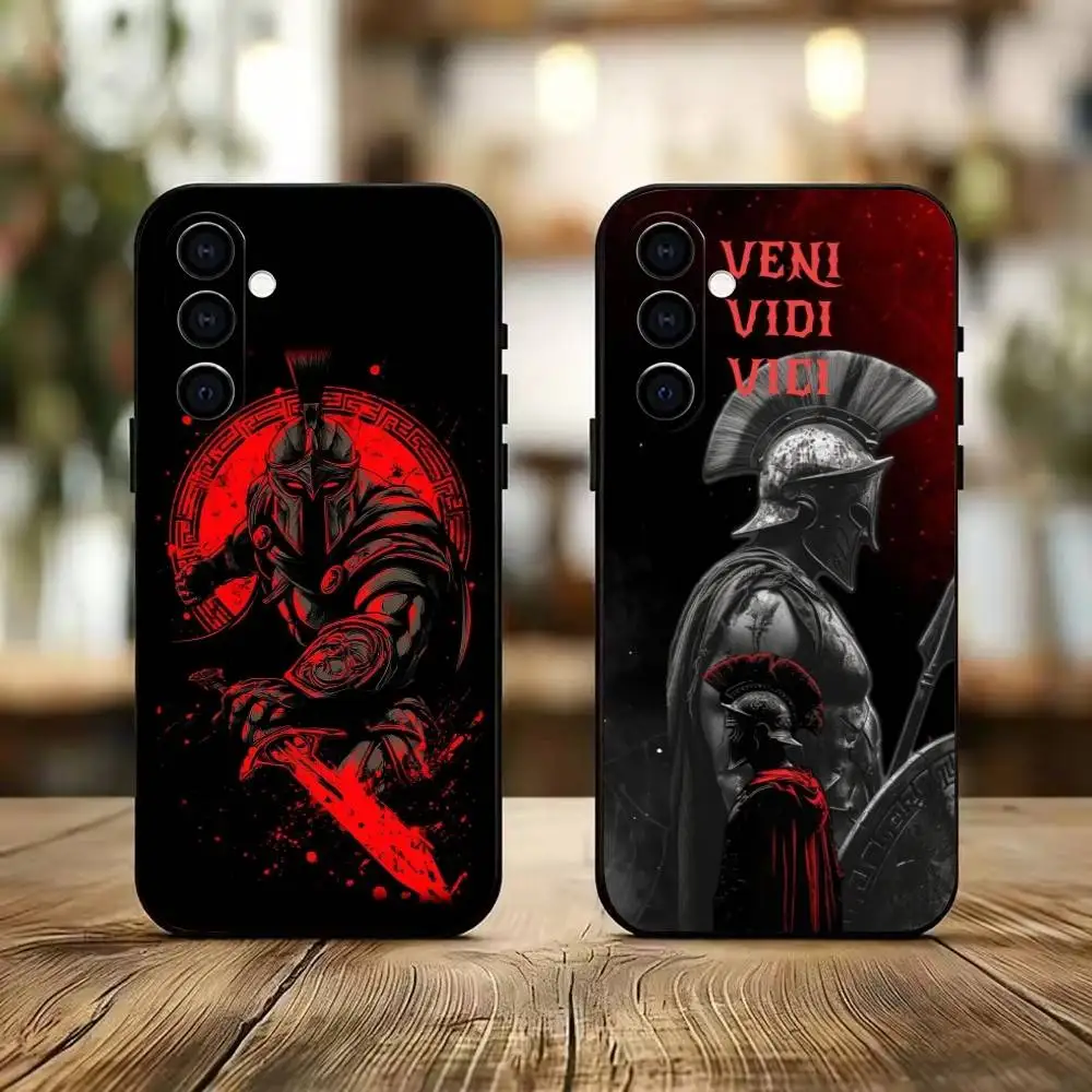 G-Gladiator B-Black  Phone Case Black Silicone Soft For Samsung Galaxy A73,A72,A71,A70,A53,A52,A51