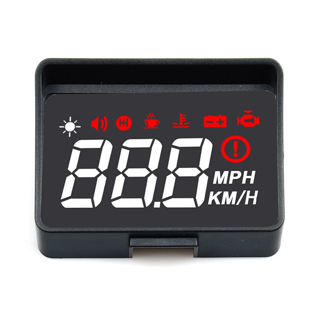 

A100s HUD Head-Up Display Obd Speed Projector Speed/Water Temperature/Battery Voltage/Mileage Alarm Car Accessorie