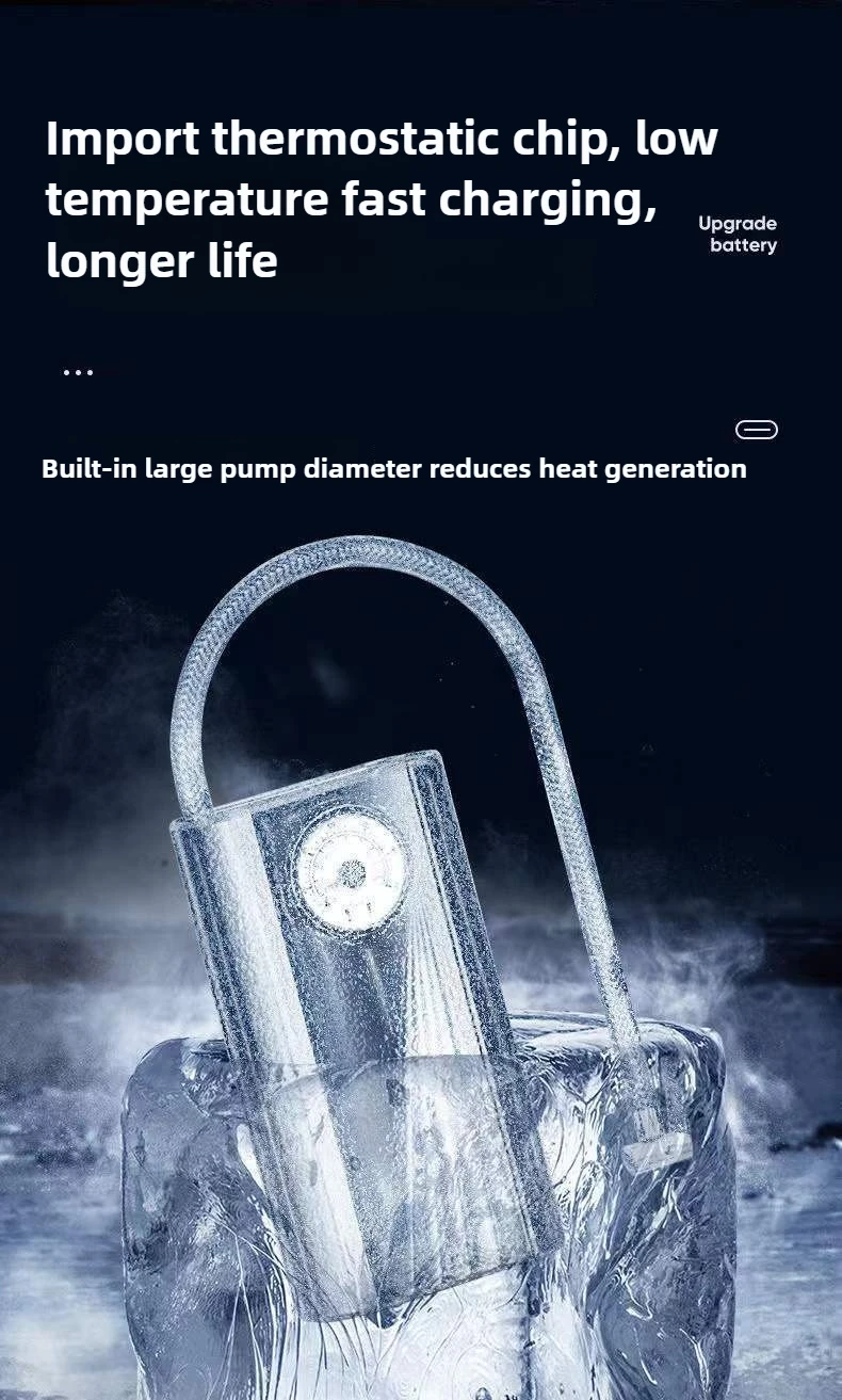 Car Air Compressor 12V 150PSI Portable Car Tire Inflator Smart Digital Inflatable Pump For Car Bicycle Boat Air Pump Inflatable