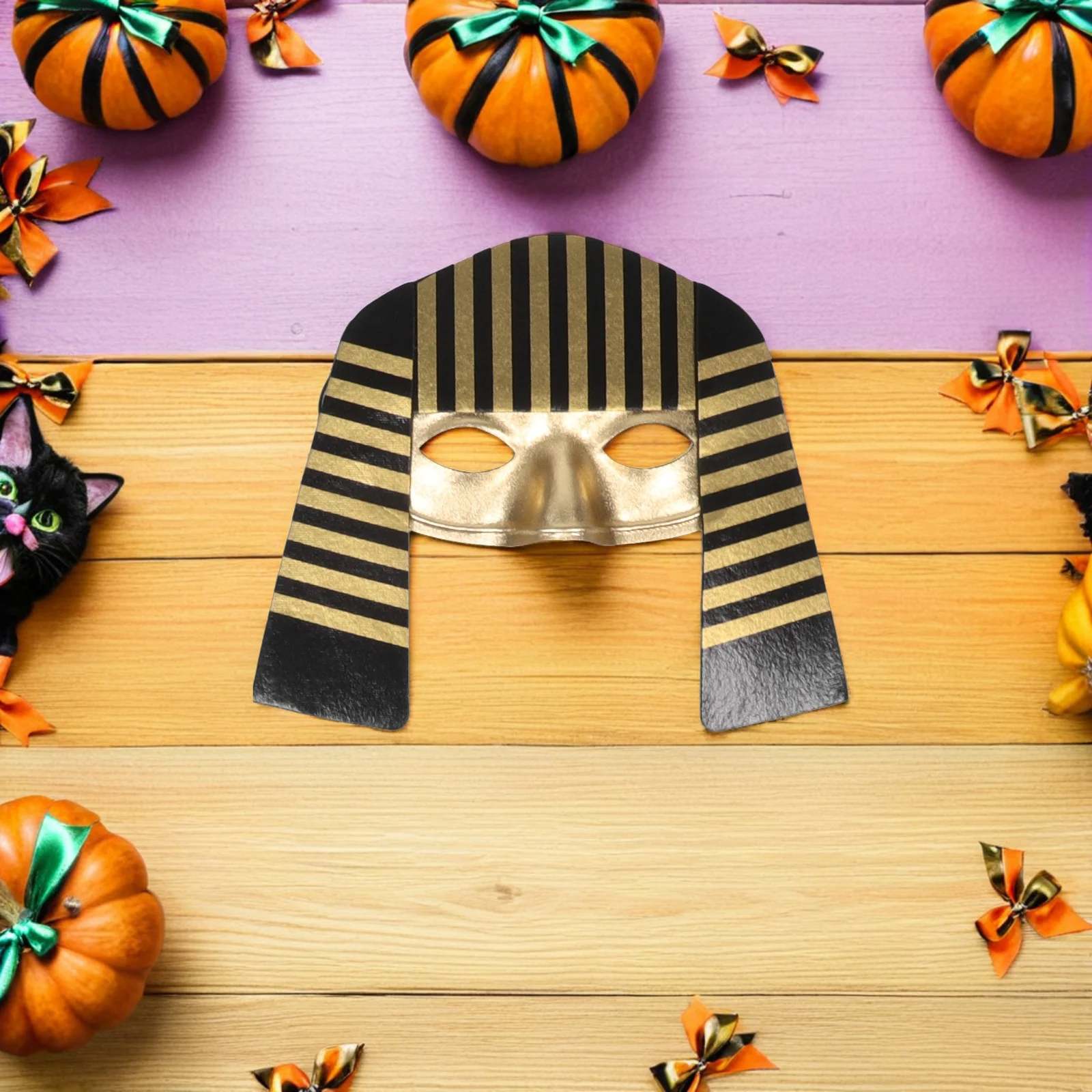 

1Set Children Festival Props Realistic Egyptian Costume Accessories Set Reusable Stage Performing Mask for Kids Party Carnival