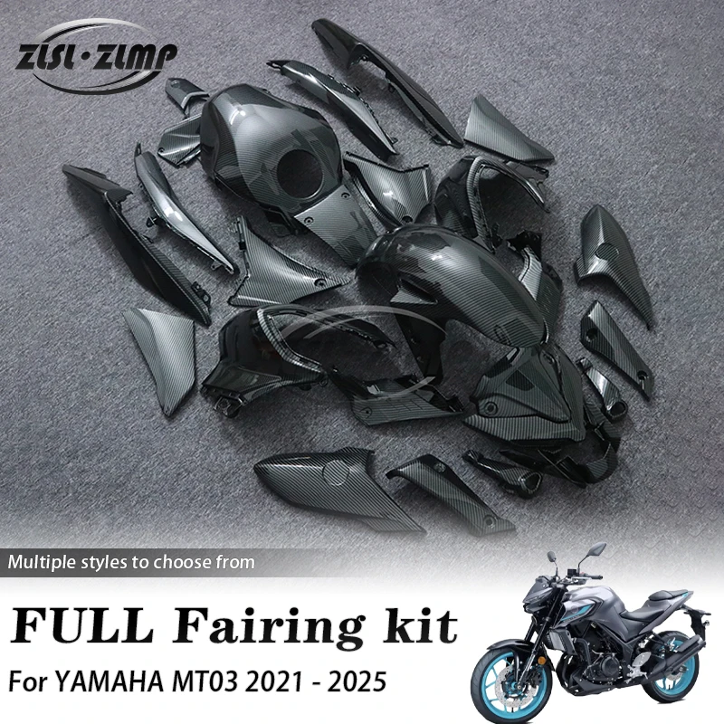 

Аксессуары для мотоциклов, полный комплект обтекателей, подходит для YAMAHA MT-03 2021-2025 MT03 2021 2022 2023 2024 2025, комплекты обтекателей кузова