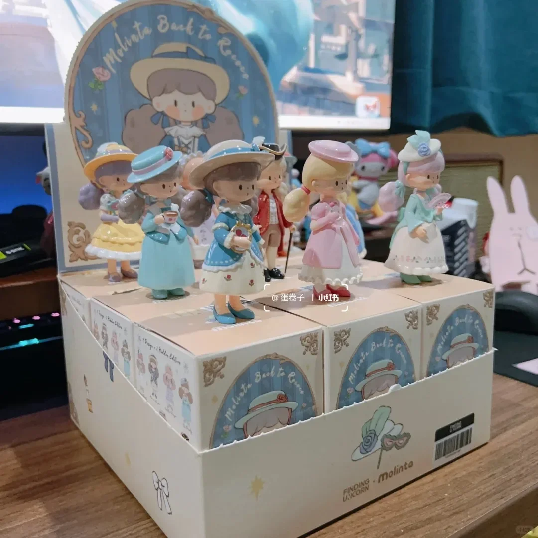 Molinta Back To Rococo Series Blind Box Surprise Box Original Action Figure Cartoon Model Mystery Box Collection Girls Gift