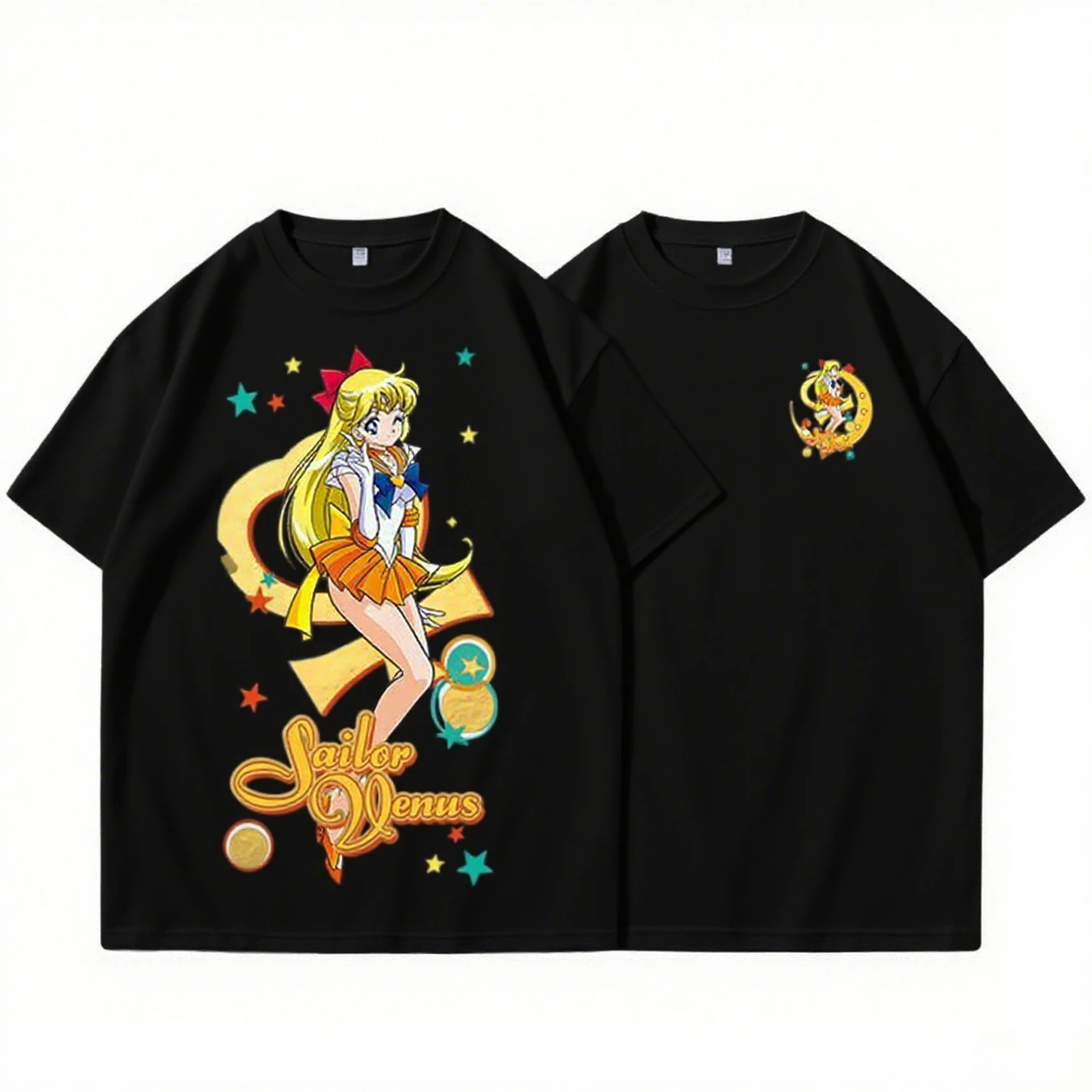 

Женская футболка с принтом аниме-героини, летняя модная футболка с коротким рукавом и аниме-принтом, женская уличная одежда