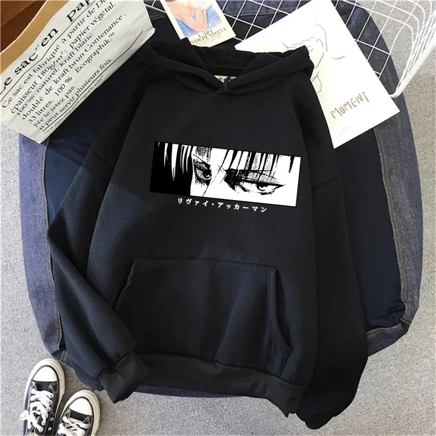 

Japanese anime Attack on Titan Women Hoody Casual Fleece Woman Hoodie Hip Hop Pullover Female Sweatshirt Streetwear Unisex