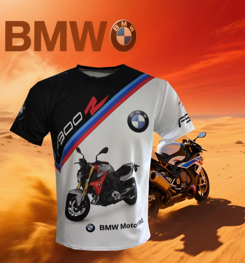 

Лето 2022, BMW F900R, мотоциклетная мужская быстросохнущая футболка, велосипедный костюм, гоночный костюм с коротким рукавом, повседневная дышащая мода Y2K