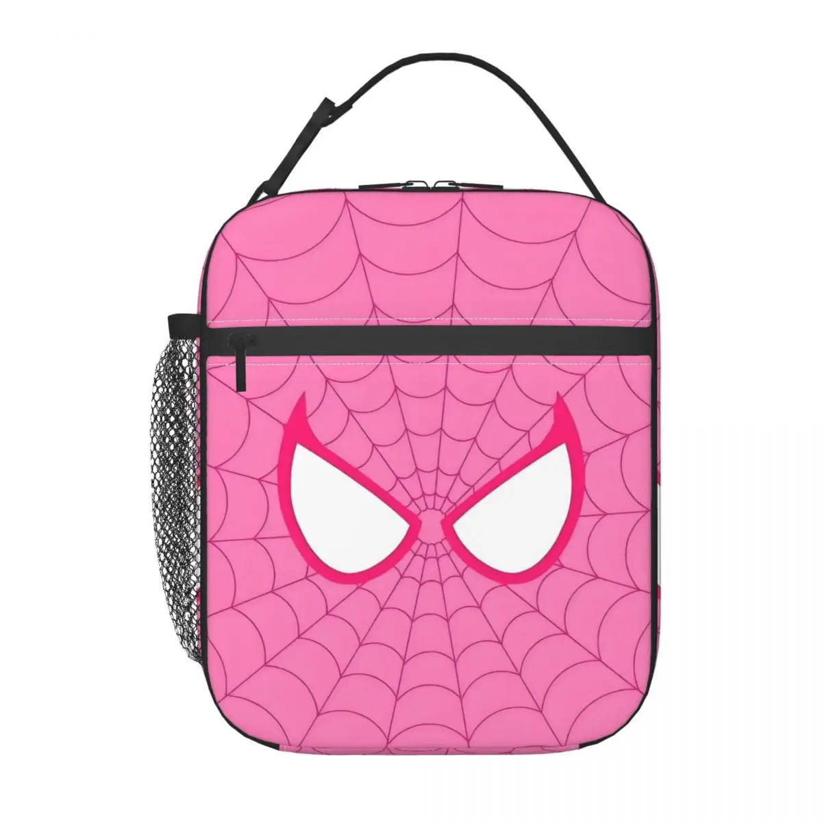 

Custom Gwen Cartoon Comic Team Spider Lunch Bag for Thermal Cooler Insulated Bento Box Beach Travel Portable Tote Bags