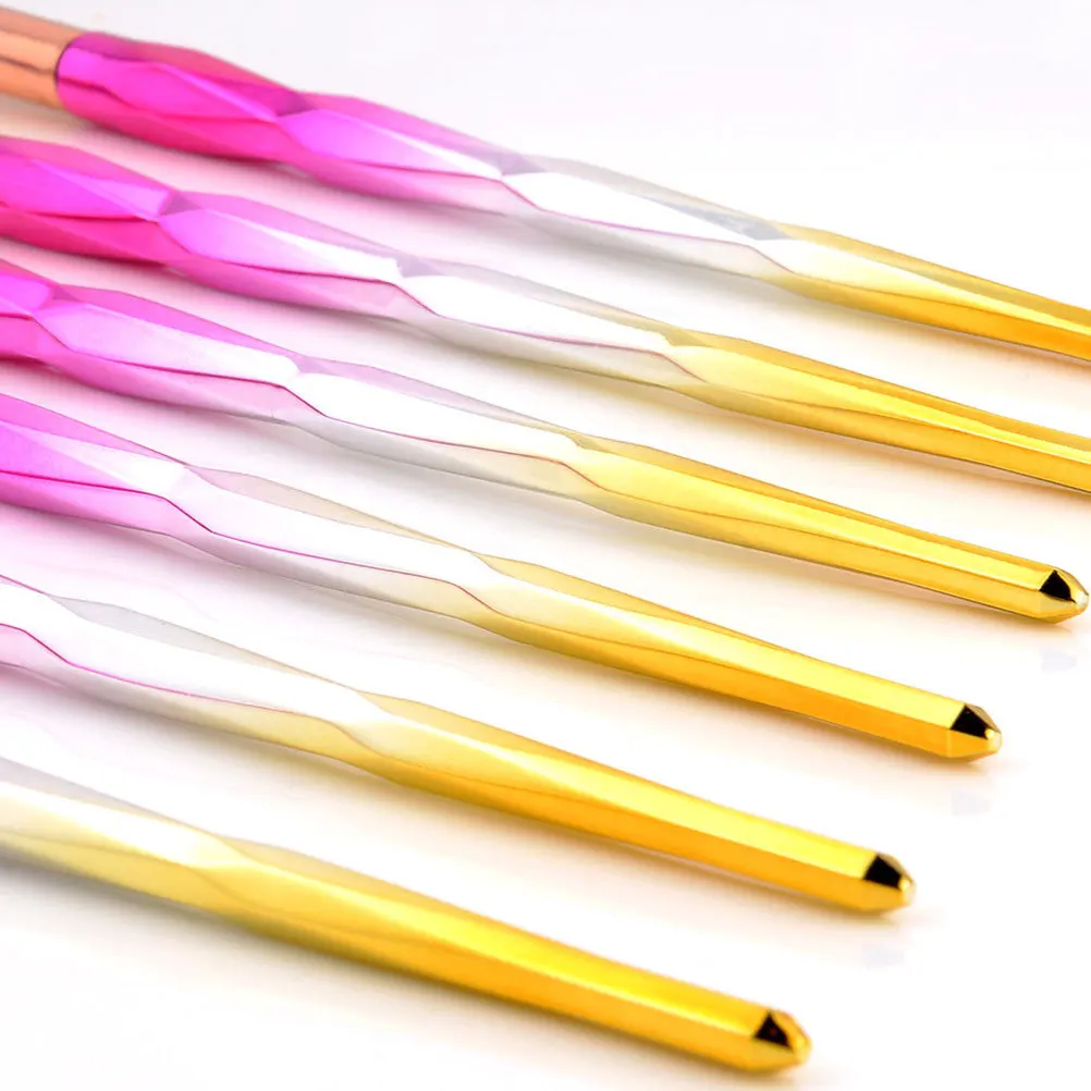 Kit di pennelli per trucco da 20 pezzi Strumento con manico in plastica durevole in fibra artificiale premium per correttore labbra eyeliner per fondotinta