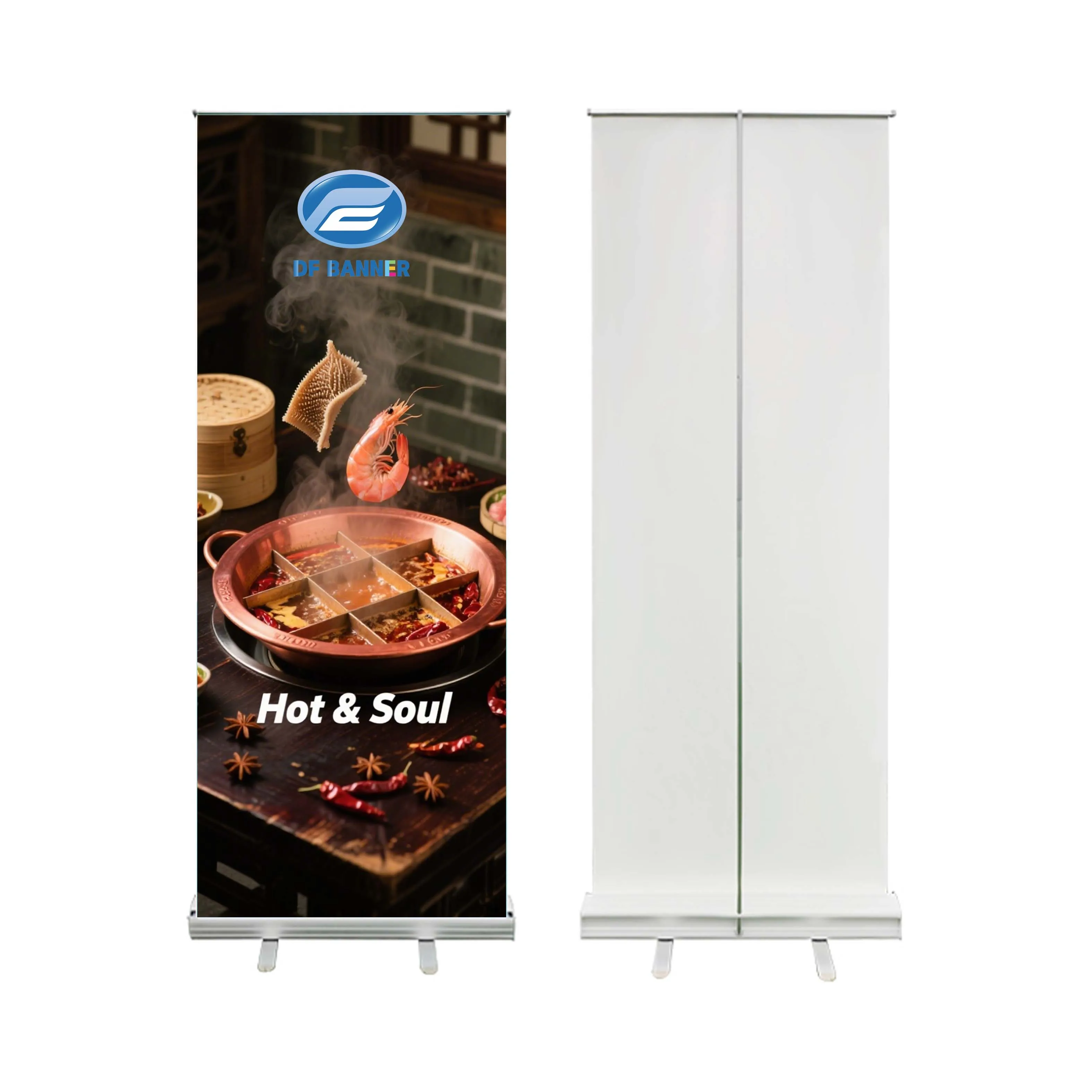 

【Hot】Factory Direct Promotional Aluminium Display Roll up Retractable Display Advertising Stand Banner