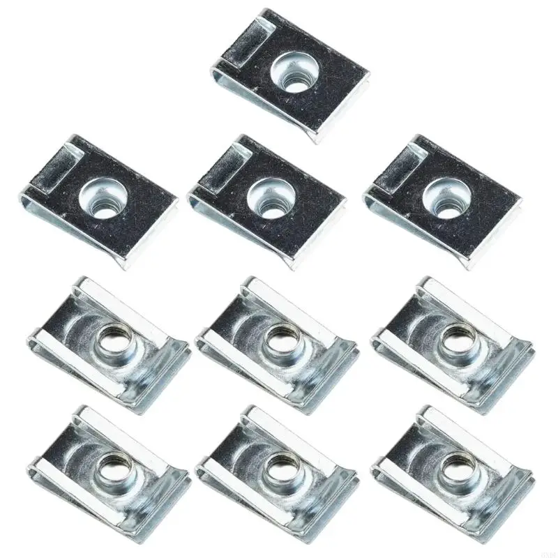 2026 New Stainless Steel Auto License Plate Security Screws Spring Steel U Type Clip