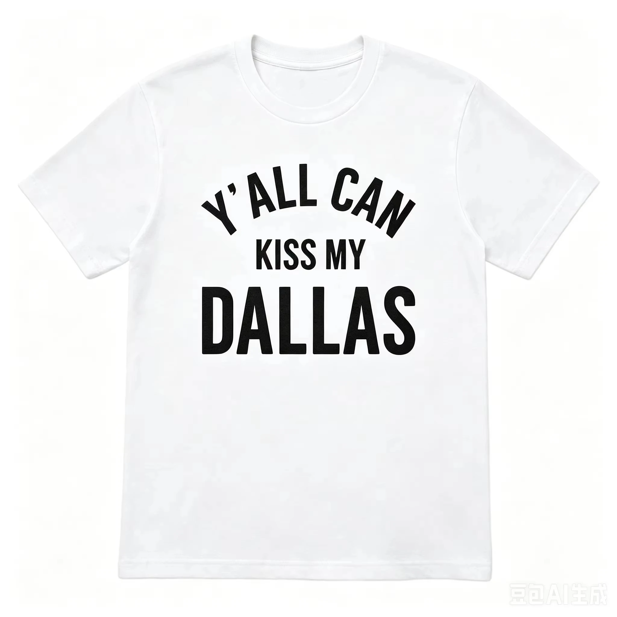 Y’all Can Kiss My Dallas 2026 Erling Haaland T-Shirt Cotton Men's Women's Y2k Popular Oversized Tshirt Casual O-Neck Tee
