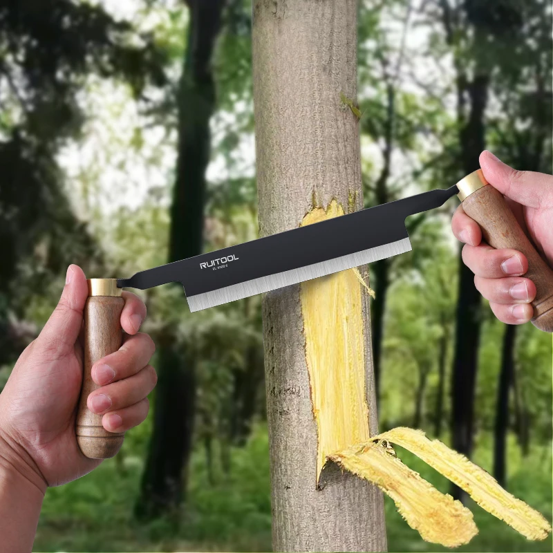 Draw Knife 4/6/8/10inch Draw Shave Knife Straight Draw Knife with High Carbon Steel Blade Pull Knife Woodworking Hand Tool