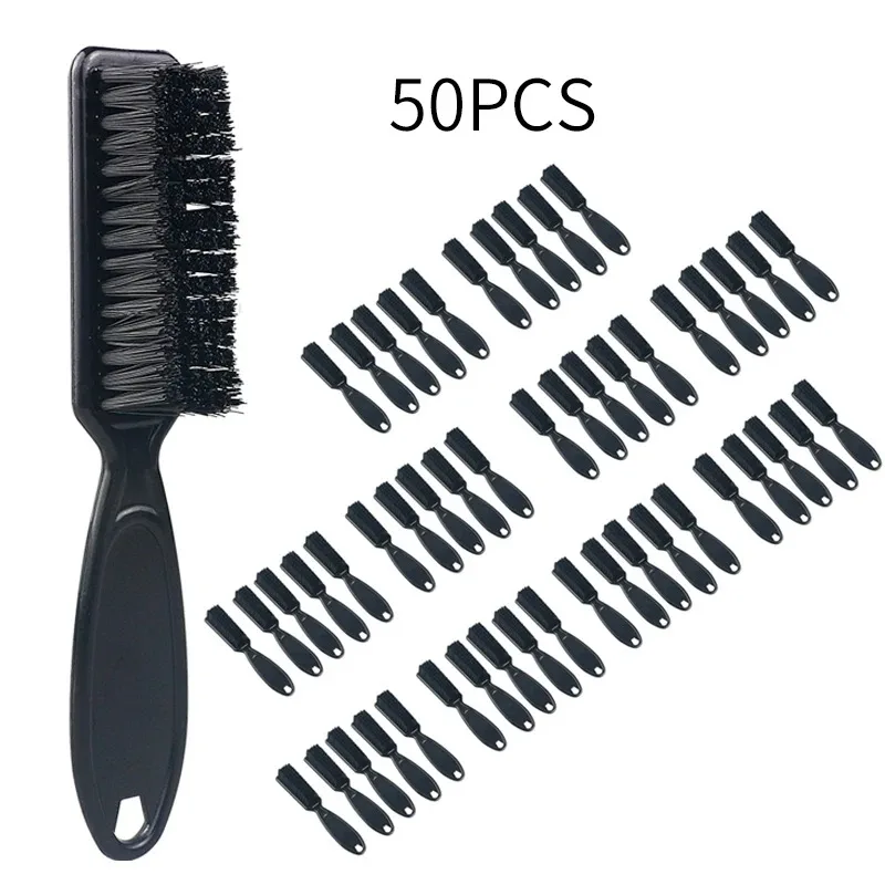

Hair cleaning brush, plastic handle nylon brush, hair stylist neck dust removal brush, hair styling and hairdressing tools