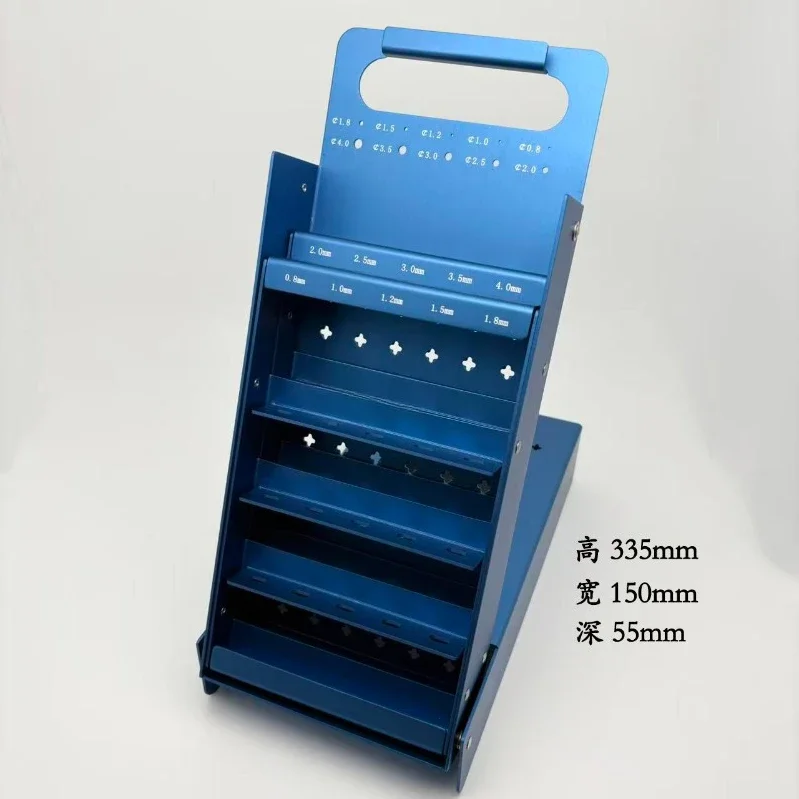 GG Kirschner Needle Sterilization Box, Threaded Needle High Temperature Pressure Sterilization Box, Steel Needle Placement Box