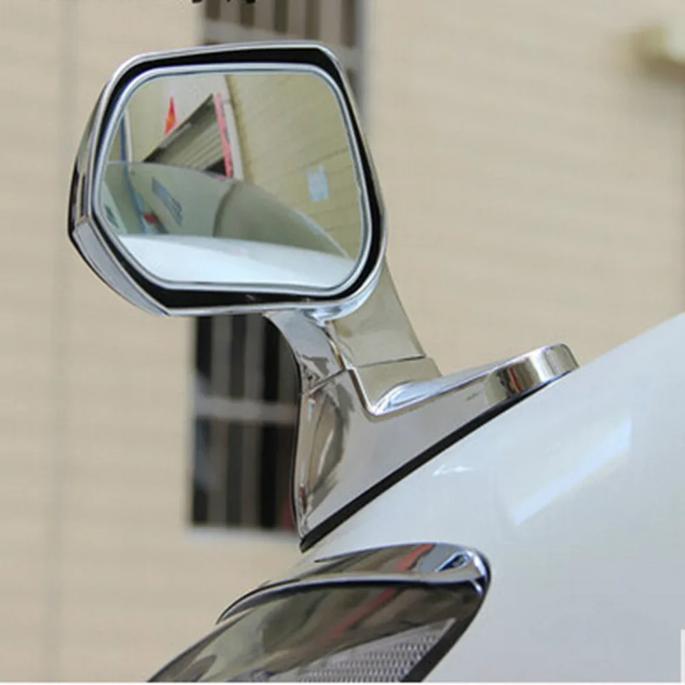 

Car Hood Auxiliary Rear View Mirror - Black Blind Spot Removal Reversing Mirror, Auto Exterior Decoration Accessories