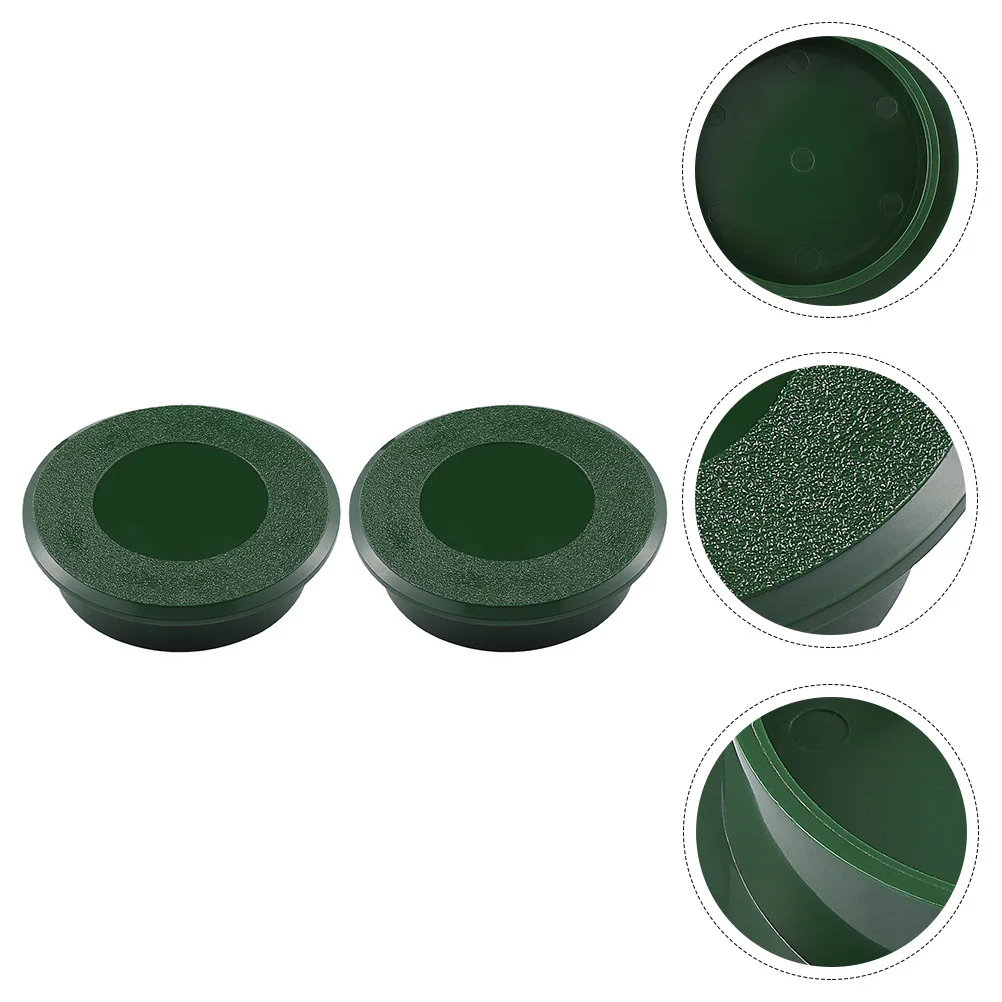 

2Pcs Golfing Cup Cover Hole Putting Cup Practice Training Aid for Outdoor Green Hole Protection Dust Debris Prevention Tool