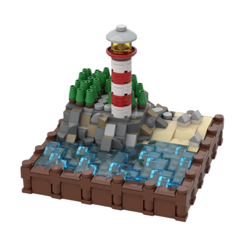 

Креативная модель архитектурной мелкой башни MOC — набор игрушек из мелких строительных блоков из 565 деталей. Подходит для всех энтусии.