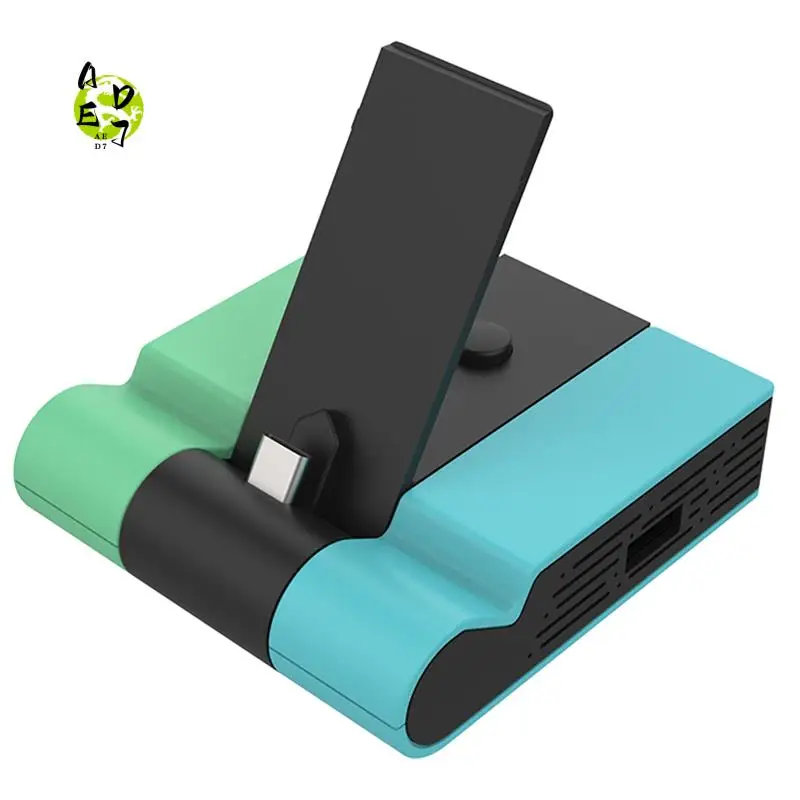 

AED7-1080P Adapter Dongle Gigabit Ethernet Port For Nintendo Switch Dock Station HUB Type C To HD TV For Switch Console Easy To
