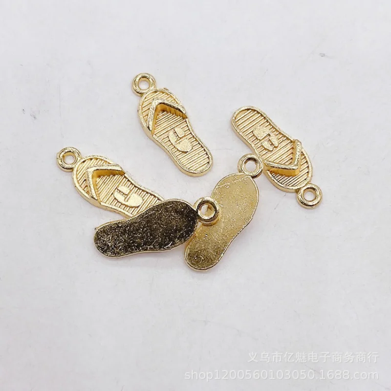 Factory Direct Sales 100Pieces DIY Pendant Slippers Accessories Flip Flops Ornament Wholesale