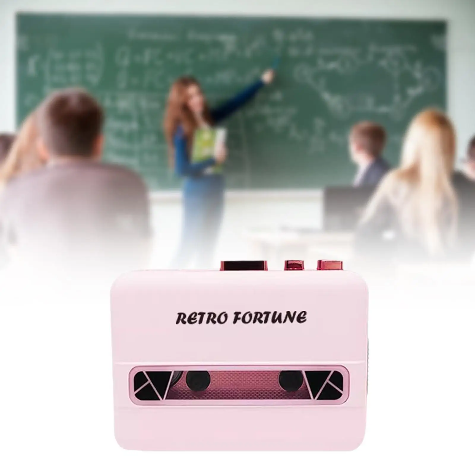 

Portable Cassette Player Birthday Gift Support Fast Forward Rewind Compact