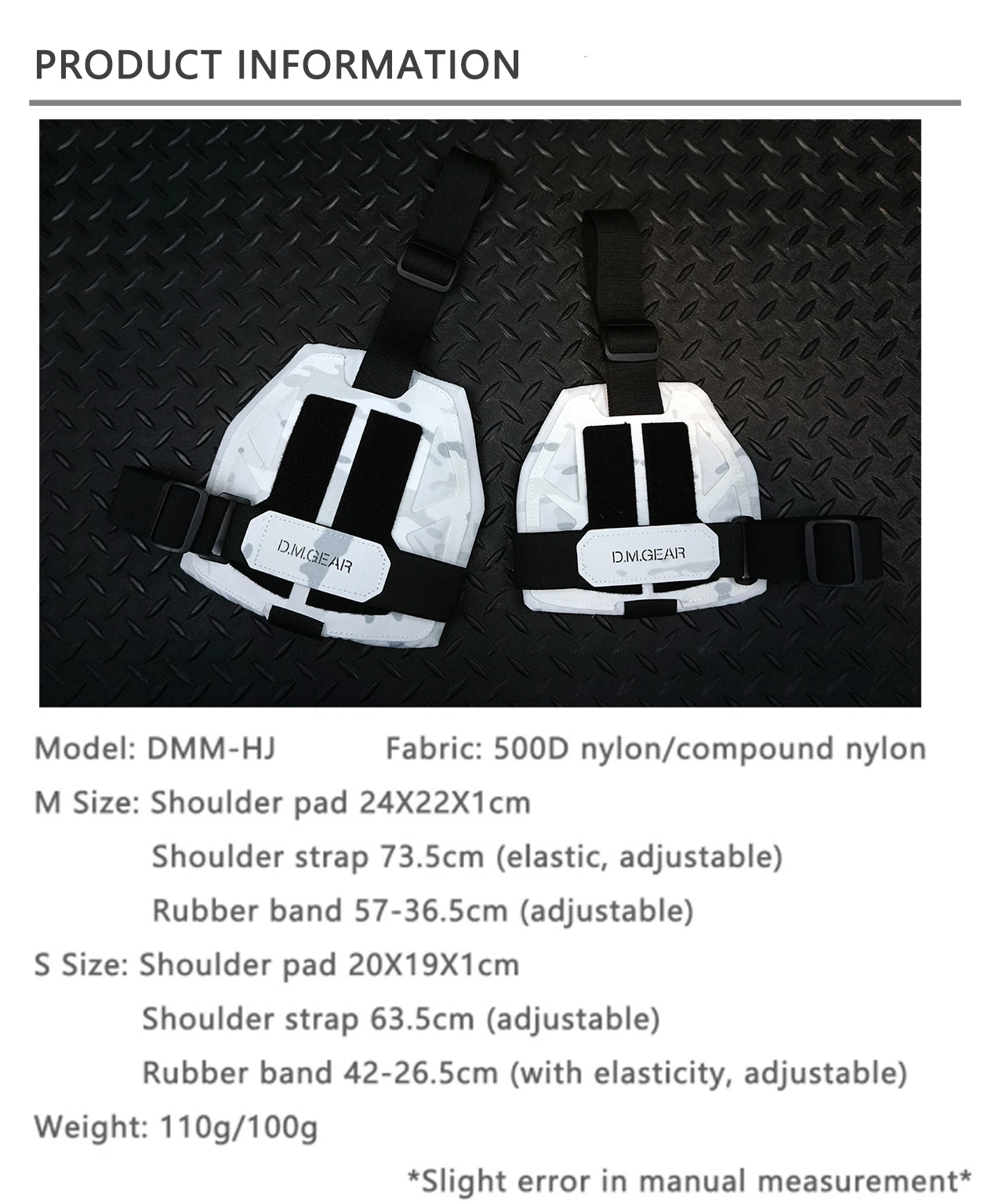 DMgear Tactical Vest Universal Collar Guard Shoulder Guard Combination Compatible with JPC FCSK 6094 C