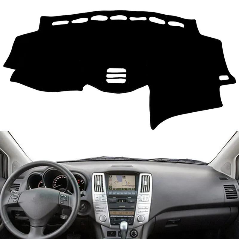 Car Dashmat For Lexus RX RX300 RX330 RX350 2004-2009 Toyota Harrier 04-2013 Dashboard Cover Mat Dash Sunshade Carpet Accessories