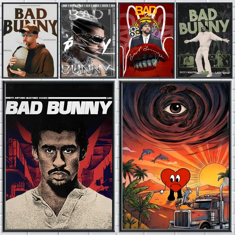 Bad Bunny Poster | Free and Faster Shipping on AliExpress