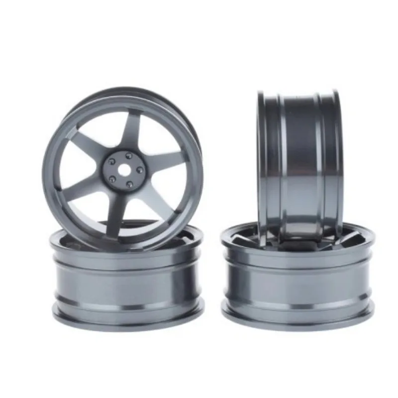 4pcs 52mm Metal Wheel Rim Hub For 1/10 Hsp 94123 Hpi Sakura Flat Running Drift Traxxas Hpi Axial Tamiya Xis Cs D4 Tt02 Yokomo