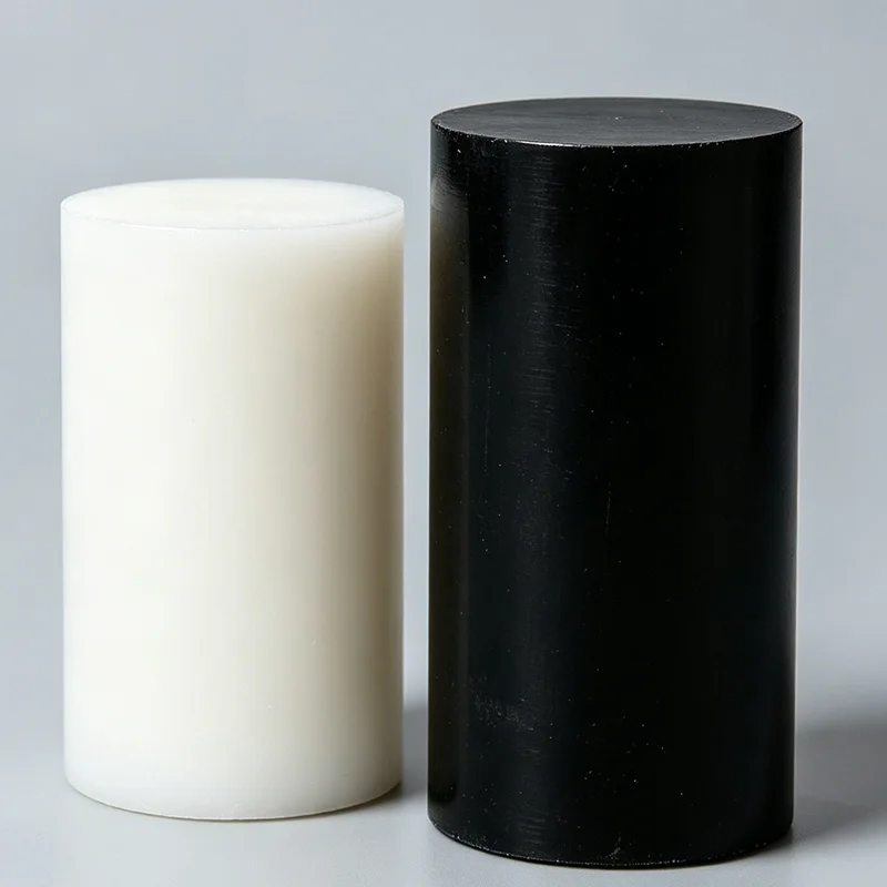 Black White PA6 Pure Nylon Rod Wear Resistant Bar For Machining Diameter 3mm To 160mm