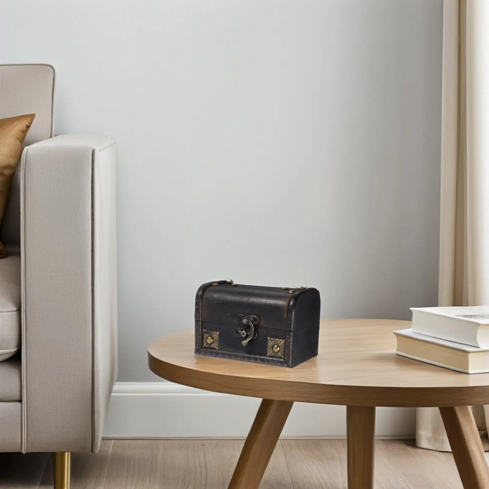 

Китайская винтажная деревянная шкатулка для хранения, ретро-органайзер для рабочего стола, декоративный футляр для украшений с изысканной резьбой, портативная шкатулка для памятных вещей