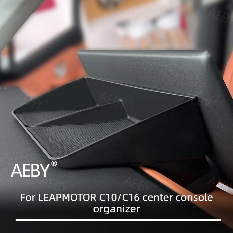 

For LEAPMOTOR C10/C16 2024 2025 Dashboard Screen Rear Storage Box,Car Organizer Tray,Screen storage box,Scratch Resistant