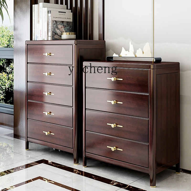 

TWR Solid Wood Dressing Table Chest of Drawers Integrated Storage Cabinet Master Bedroom Furniture