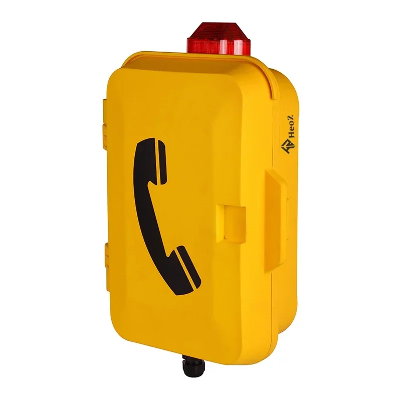 2023 New PABX Telephone System IP65 IP67 Corded Telephones Weather Proof SIP Phone For Mine