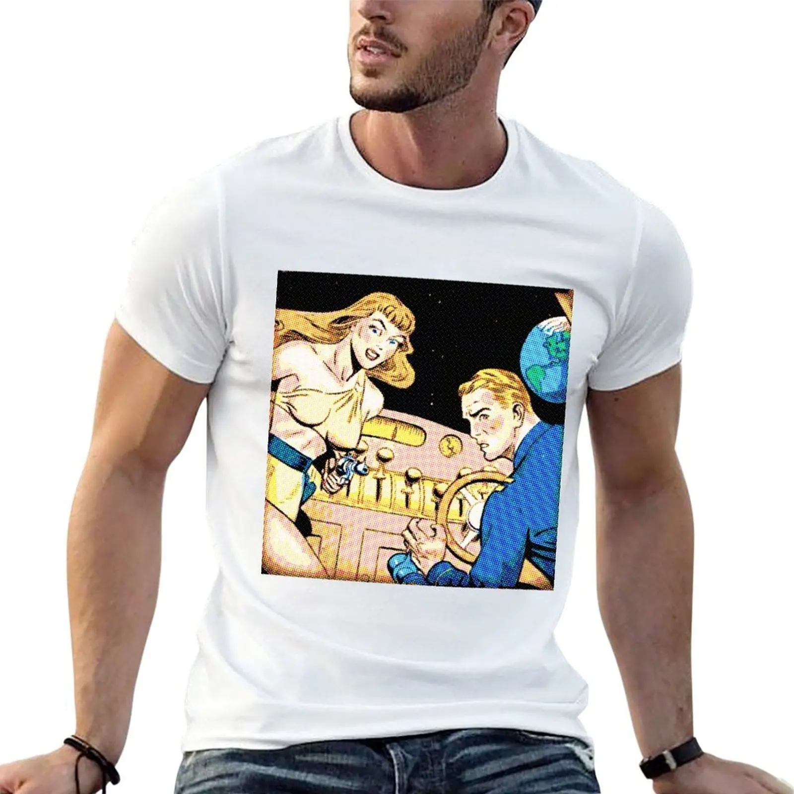 

Comic Girl - 4 Pop T-Shirt t shirt man luxury g man t shirts for men T-Shirt